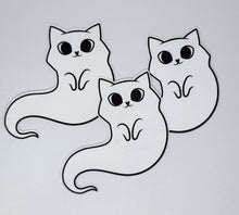 Load image into Gallery viewer, Cute Ghost Kitty Sticker Set