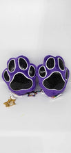 Load image into Gallery viewer, Purple Paw Keychian