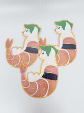 Load image into Gallery viewer, Yumimals Sushi Dog Ebi Magnet