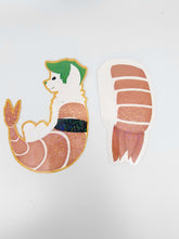 Load image into Gallery viewer, Yumimals Sushi Dog Ebi Magnet