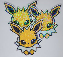 Load image into Gallery viewer, Chibi Eveelution Sparkly Pack Magnet
