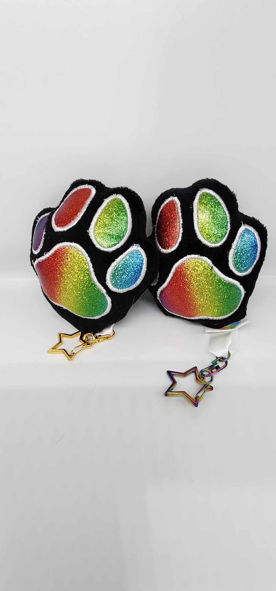 Black Paw Keychain