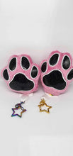 Load image into Gallery viewer, Pink Paw Keychains
