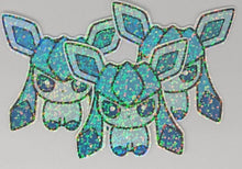 Load image into Gallery viewer, Shiny Chibi Eveelution Sparkly Pack Magnets
