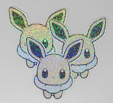 Load image into Gallery viewer, Shiny Chibi Eveelution Sparkly Pack Magnets
