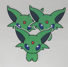 Load image into Gallery viewer, Shiny Chibi Eveelution Matte Pack Magnet
