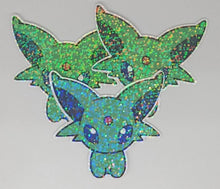 Load image into Gallery viewer, Shiny Chibi Eveelution Sparkly Pack Magnets
