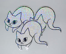 Load image into Gallery viewer, Cute Ghost Kitty Sticker Set
