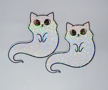 Load image into Gallery viewer, Cute Ghost Kitty Sticker Set

