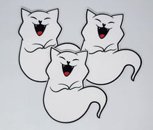 Load image into Gallery viewer, Cute Ghost Kitty Sticker Set
