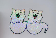 Load image into Gallery viewer, Cute Ghost Kitty Sticker Set
