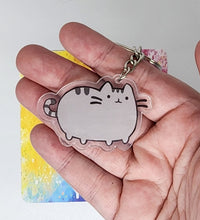 Load image into Gallery viewer, Pusheen Acrylic Keychain
