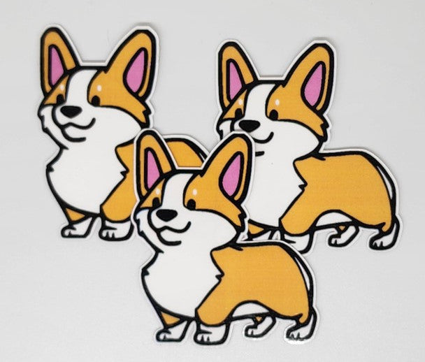 Corgi Pack Matte Magnets