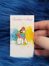 Load image into Gallery viewer, Yumimals Rainbow Sheep Enamel Pin Grade A
