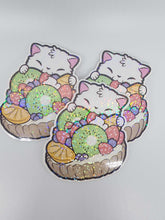 Load image into Gallery viewer, Kawaii Kitten Tart Sticker
