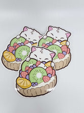 Load image into Gallery viewer, Kawaii Kitten Tart Magnet
