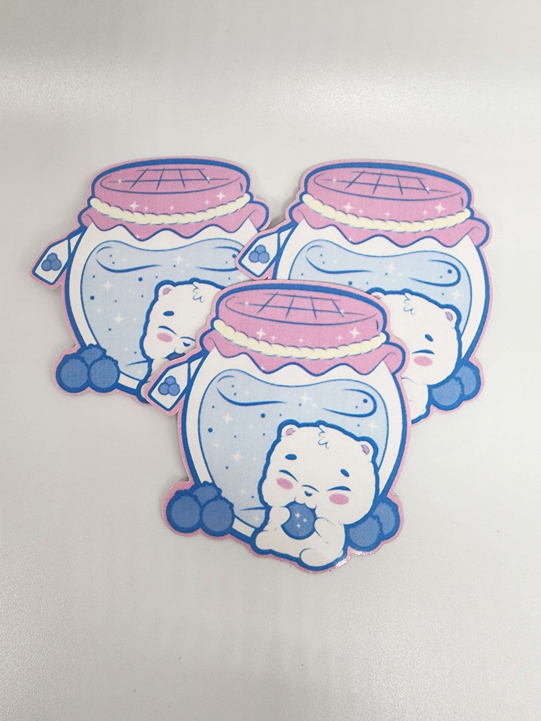 Hampster BlueBerry Jam Sticker