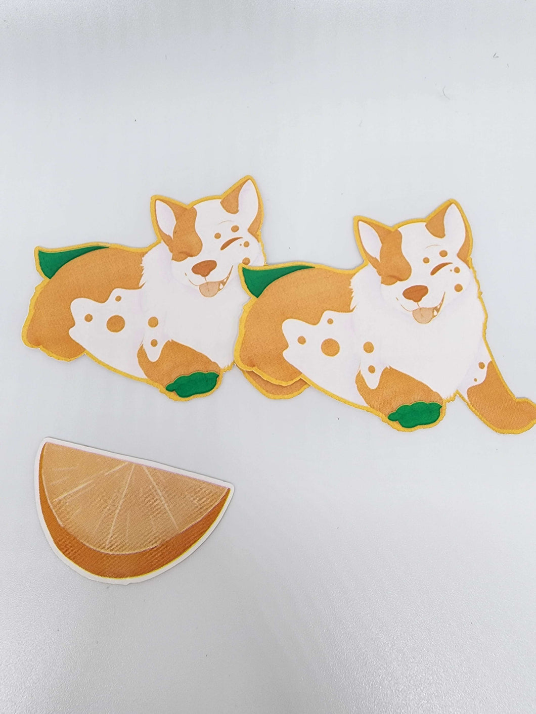 Orange Soda Corgi Sticker