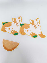 Load image into Gallery viewer, Orange Soda Corgi Sticker
