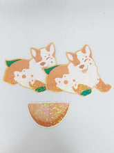 Load image into Gallery viewer, Orange Soda Corgi Sticker
