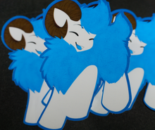 Load image into Gallery viewer, Yumimals Cotton Candy Sheep Sticker
