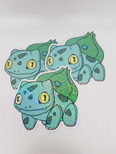 Load image into Gallery viewer, Bulbasaur Inspired Plush Sticker
