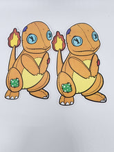 Load image into Gallery viewer, Charmander Inspired Plush Magnet
